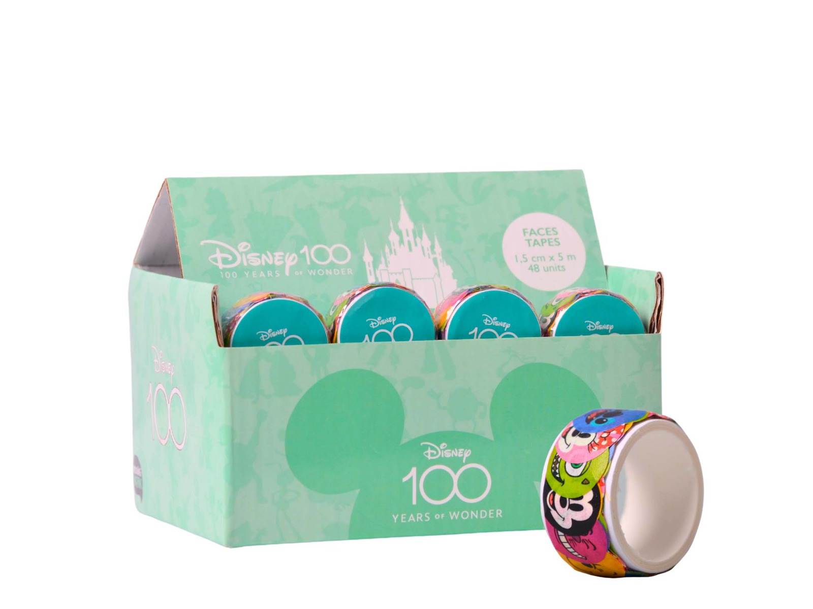 MOOVING CINTA CON STICKERS DISNEY 100 AÑOS